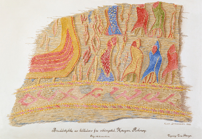 The textile fragment from the Tune ship