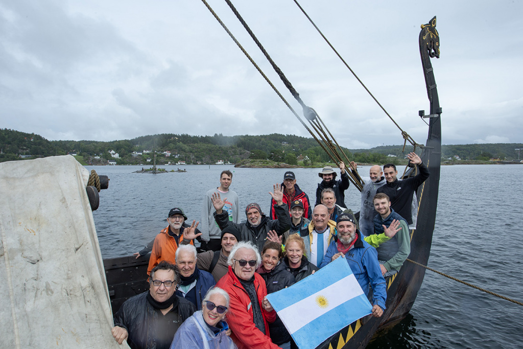 En særdeles fornøyd gjeng med argentinere har opplevd Viking-Vestfold i en uke. Flere har allerede signalisert at de ønsker seg tilbake. 
Foto: Håvard Solerød